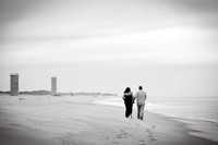Christie + Adam : Beach Engagement